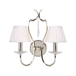 Бра с 2-мя лампами и подвеской из прозрачного стекла Elstead Lighting варинант исполнения - 2 | Loft Concept в Тюмени