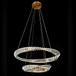 Люстра подвесная из 2-х колец Round Air Chandelier варинант исполнения - 1 | Loft Concept в Тюмени