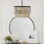 Люстра круглая с подвесками из натурального перламутра Nacre варинант исполнения - 2 | Loft Concept в Тюмени