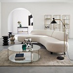 Приставной стол из сплава алюминия Solaris варинант исполнения - 3 | Loft Concept в Тюмени