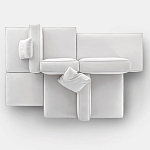 Модульный диван трансформер Harn в стиле минимализм  варинант исполнения - 2 | Loft Concept в Тюмени