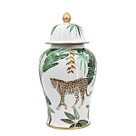 Ваза из фарфора с ручной росписью Leopard Collection  варинант исполнения - 3 | Loft Concept в Тюмени