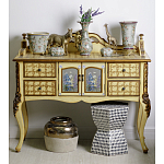 Комод деревянный Illustration of flowers варинант исполнения - 7 | Loft Concept в Тюмени