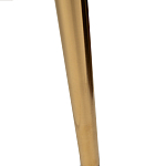 Стул бежевый из экокожи на золотых ножках Attribute of Elegance варинант исполнения - 5 | Loft Concept в Тюмени