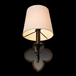 Бра с белым текстильным абажуром и фигурным основанием с зеркальной вставкой Vitorino варинант исполнения - 17 | Loft Concept в Тюмени