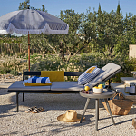 Диван-шезлонг черный Annet варинант исполнения - 7 | Loft Concept в Тюмени