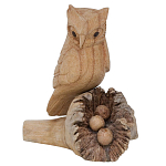 Статуэтка из дерева сова Animals of the World варинант исполнения - 3 | Loft Concept в Тюмени