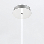 Подвесной светильник хромированного цвета с прозрачным цилиндрическим стеклянным плафоном Eurofase варинант исполнения - 7 | Loft Concept в Тюмени