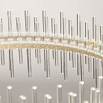 Люстра круглая с прозрачными стеклянными трубками 51 см Nembus варинант исполнения - 12 | Loft Concept в Тюмени