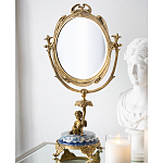 Настольное зеркало в бронзовой рамке Eden Garden варинант исполнения - 4 | Loft Concept в Тюмени