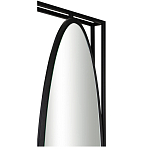 Зеркало овальное в металлической оправе в стиле лофт Urban Style Space варинант исполнения - 2 | Loft Concept в Тюмени