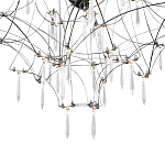 Потолочный светильник с тонким металлическим каркасом цвета хром Quasar варинант исполнения - 4 | Loft Concept в Тюмени