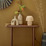 Ваза декоративная из натурального плетеного бамбука Bamboo Decor 35 варинант исполнения - 5 | Loft Concept в Тюмени