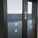 Дизайнерский шкаф витрина Elsa Dreams Black с 4-мя ящиками варинант исполнения - 4 | Loft Concept в Тюмени