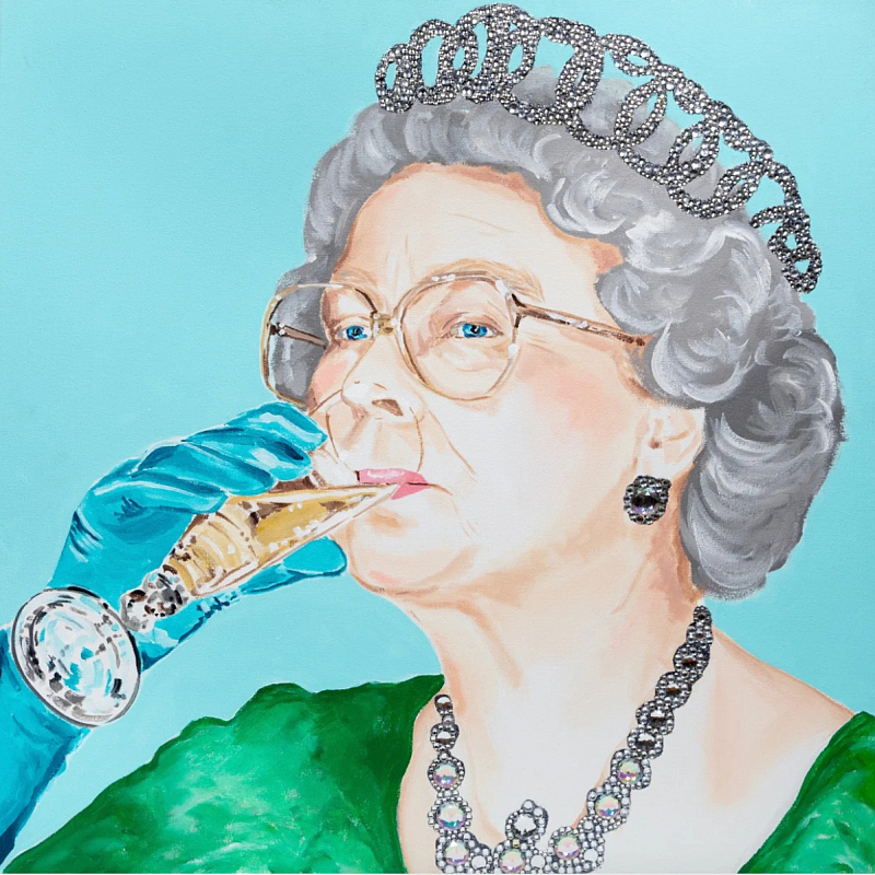 Картина The Queen Getting a Lil Jingled Мульти Картина The Queen Getting a Lil Jingled Мульти в Тюмени | Loft Concept