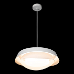 Подвесной светильник круглый белого цвета из металла Vita Cuna варинант исполнения - 6 | Loft Concept в Тюмени