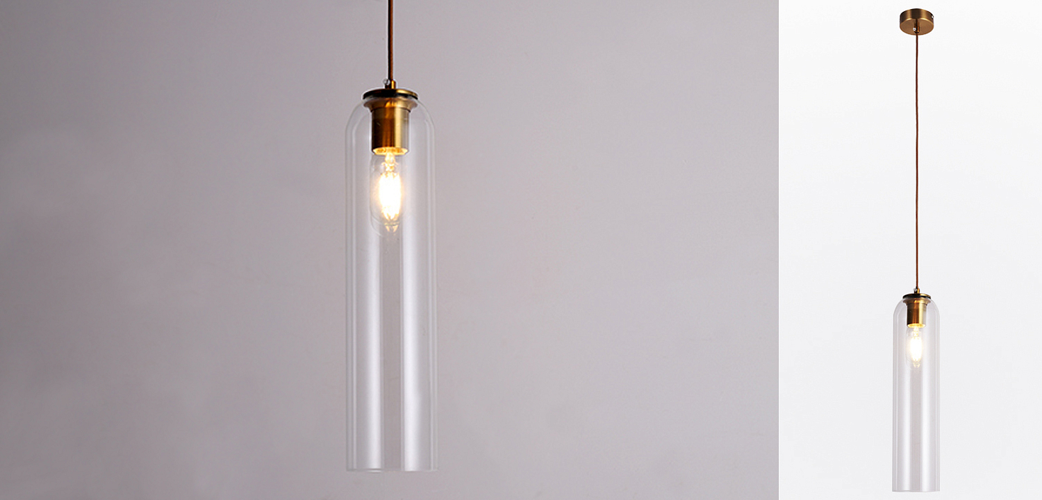 Подвесной светильник Float Pendant Drunken Clear glass Подвесной светильник Float Pendant Drunken Clear glass - Loft-Concept в Тюмени
