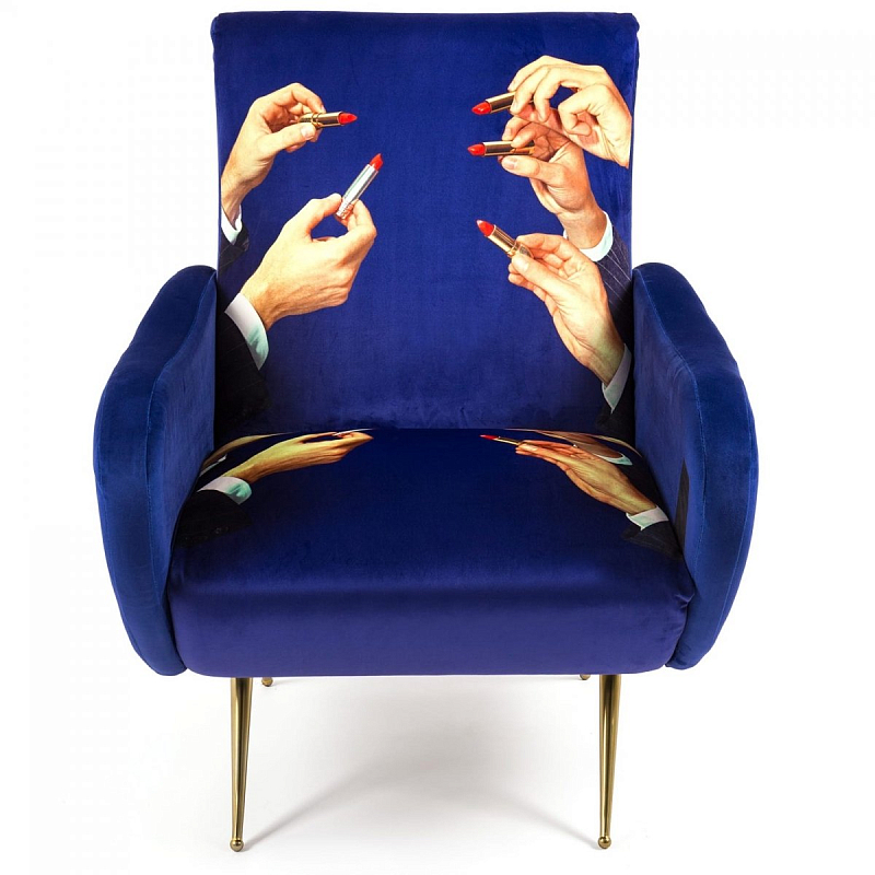 Кресло Seletti Armchair Lipsticks Фиолетовый Латунь Кресло Seletti Armchair Lipsticks Фиолетовый Латунь в Тюмени | Loft Concept