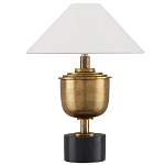 Настольная лампа с конусовидным тканевым абажуром Striving for Excellence варинант исполнения - 2 | Loft Concept в Тюмени