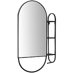 Овальное настенное зеркало с боковым креплением Cole Industrial Mood Mirror варинант исполнения - 1 | Loft Concept в Тюмени