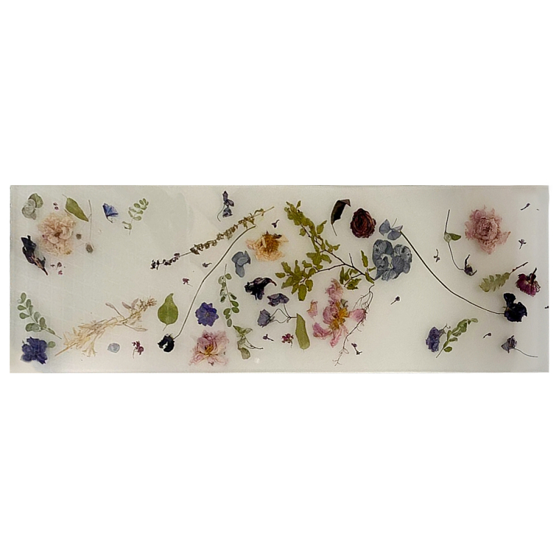 Поднос для ванны из эпоксидной смолы с цветами белая Epoxy Resin Flowers Bath Tray White Белый Мульти Поднос для ванны из эпоксидной смолы с цветами белая Epoxy Resin Flowers Bath Tray White Белый Мульти в Тюмени | Loft Concept