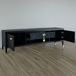 TV-тумба Дизайнерская Elsa Dreams Black варинант исполнения - 3 | Loft Concept в Тюмени