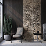 Гипсовая 3D панель с принтографией PM-45 варинант исполнения - 1 | Loft Concept в Тюмени