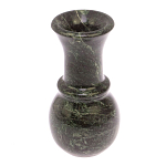 Ваза декоративная для цветов из камня змеевик Vase Serpentine варинант исполнения - 2 | Loft Concept в Тюмени