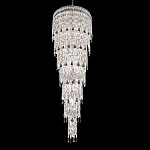 Люстра многоярусная каскадная с хрустальными подвесками Roul Crystal Light варинант исполнения - 1 | Loft Concept в Тюмени