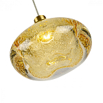 Подвесной светильник с прозрачным стеклянным плафоном округлой формы Effervia  варинант исполнения - 11 | Loft Concept в Тюмени