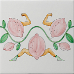 Плитка дизайнерская Сила в лимонах варинант исполнения - 2 | Loft Concept в Тюмени