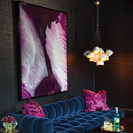 Люстра с 15-ю белыми  плафонами с золотой внутренней поверхностью Hinkley варинант исполнения - 3 | Loft Concept в Тюмени