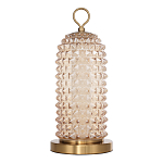 Настольная лампа с факутрным стеклянным плафоном Sonora варинант исполнения - 2 | Loft Concept в Тюмени