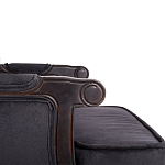 Диван двухместный George Grand Seating black velour варинант исполнения - 4 | Loft Concept в Тюмени