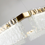 Светодиодная люстра с рельефным стеклом ICE GLASS 70 варинант исполнения - 4 | Loft Concept в Тюмени