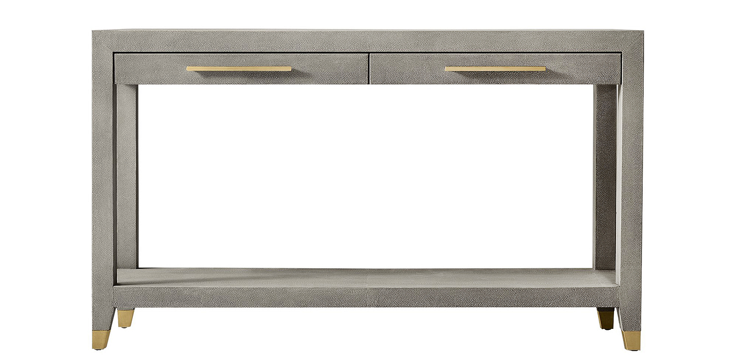 Charles Stingray Texture Console Grey Консоль скат Charles Stingray Texture Console Grey Консоль скат - Loft-Concept в Тюмени
