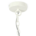 Люстра декорированная белыми деревянными бусинами White Wooden Beads Chandelier варинант исполнения - 3 | Loft Concept в Тюмени