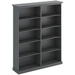 Двойной стеллаж серый Percent Rack Grey варинант исполнения - 1 | Loft Concept в Тюмени