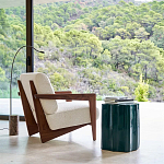 Кресло с обивкой из белого букле Armchair White Boucle варинант исполнения - 6 | Loft Concept в Тюмени