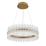 Люстра круглая с декоративными элементами в виде лепестков Round Light Flashing варинант исполнения - 4 | Loft Concept в Тюмени