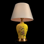 Настольная лампа желтая с изображением птиц Slip Away варинант исполнения - 4 | Loft Concept в Тюмени