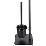 Держатель для туалетной бумаги с подвесным ершиком Black Bathroom Accessory варинант исполнения - 4 | Loft Concept в Тюмени