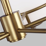 Люстра с 5-ю белыми шарообразными плафонами в сферические каркасах Feiss варинант исполнения - 3 | Loft Concept в Тюмени