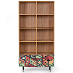 Широкий стеллаж с принтом Elise Rack варинант исполнения - 7 | Loft Concept в Тюмени