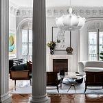 Подвесной светильник с белым фигурным абажуром и мягкими волнистыми краями Cloud Motion  варинант исполнения - 19 | Loft Concept в Тюмени