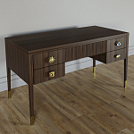 Письменный стол с 4-мя ящиками Elsa Dreams Walnut варинант исполнения - 1 | Loft Concept в Тюмени