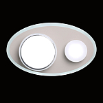 Бра овальной формы белого цвета с 2-мя лампами Lunar Pebbles варинант исполнения - 3 | Loft Concept в Тюмени