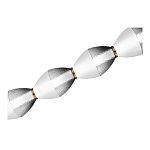 Подвесной светильник линейный в сочетании двух разных фактур стекла Enchanting варинант исполнения - 4 | Loft Concept в Тюмени