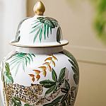 Ваза из фарфора с ручной росписью Leopard Collection  варинант исполнения - 5 | Loft Concept в Тюмени