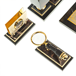 Настольный письменный набор из яшмы и долерита в подарочной упаковке Manager Organizer варинант исполнения - 7 | Loft Concept в Тюмени